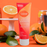 Lume Acidified Body Wash - 24 Hour Odor Control - Removes Odor Better than Soap - Moisturizing Formula - Formulated Without SLS or Parabens - OB/GYN Developed - 8.5 ounce (Clean Tangerine)