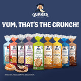 Quaker Large Rice Cakes, Gluten Free, 3 Flavor Variety Pack, 6 Count