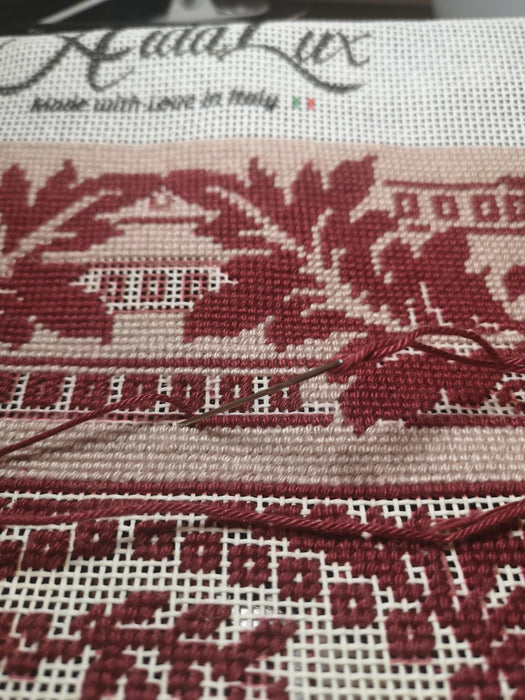 Mono Deluxe Needlepoint Blank Canvas 18 Mesh Cotton White Cross Stitch & Embroidery Fabric – 14" x 20"