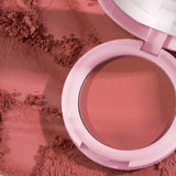 Mally Beauty Bulletproof Powder Blush - Power Peach - Long-Lasting Flush of Color - Compact Blush Powder Makeup - Matte Finish