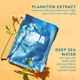 LAPCOS Aqua Sheet Mask, Hydrating Daily Face Mask with Seawater and Plankton Extract to Nourish Skin, Korean Beauty Favorite, 5-Pack