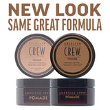 American Crew Men's Hair Pomade, Like Hair Gel with Medium Hold & High Shine, 3 Oz (Pack of 1)