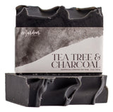 Cellar Door Bath Supply Co. Natural Bar Soap, 3 Bar Variety Pack - Lavender Fields, Tea Tree & Charcoal, Eucalyptus Spearmint