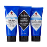 Jack Black The Energizers Gift Set for Men – Turbo Wash Energizing Cleanser, Face Buff Energizing Scrub & Turbo Body Lotion Energizing Gel Moisturizer – Men’s Body Wash Set, Hydrating Skincare Kit