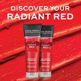 John Frieda Radiant Red Shampoo for Red Hair, Helps Enhance Red Hair Shades, with Pomegranate and Vitamin E, 8.3 oz (Pack of 2)