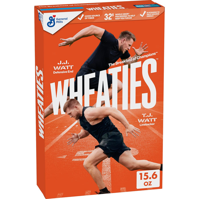 Wheaties Breakfast Cereal, Breakfast of Champions, 100% Whole Wheat Flakes, 15.6 oz