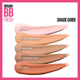 Maybelline Dream Fresh Skin Hydrating BB cream, 8-in-1 Skin Perfecting Beauty Balm with Broad Spectrum SPF 30, Sheer Tint Coverage, Oil-Free, Medium/Deep, 1 Fl Oz