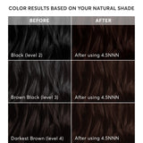 Madison Reed Radiant Hair Color Kit, Dark Brown for 100% Coverage of Resistant Gray Hair, Ammonia-Free, 4.5NNN Barletta Brown, Permanent Hair Dye, Pack of 2