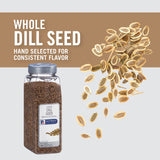 McCormick Culinary Whole Dill Seed, 15 oz - One 15 Ounce Container of Dill Seed Spice, Versatile for Use in Salads, Dressings, Bread, Entrees, Pickling and More