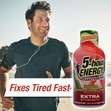 5-hour ENERGY Extra Strength Energy Shot | Watermelon Flavor | 1.93 oz. | 24 Count | Sugar-Free & Zero Calories | B-Vitamins & Amino Acids | 230mg Caffeinated Energy Shot | Dietary Supplement