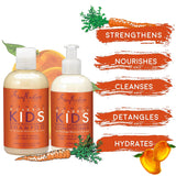 Shea Moisture Mango & Carrot Kids, Extra-Nourishing, Shampoo (8 Oz) and Conditioner (7.7 Oz), Orange Blossom Extract, Dry, Delicate Hair, Vitamin B-5 & Vitamin E, 2 Piece Set