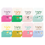 Everyday Set of 8 Sheet Masks (24 Count) - Hydrating Essence Korean Sheet Mask, for All Skin Types, Revitalizing, Purifying, Illuminating, Hydrating, Anti-aging With No Harsh Chemicals and Safe for Sensitive Skin