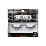 KISS Lash Couture Rebel Collection, False Eyelashes, Downtown Girl', 14 mm, Includes 1 Pair Of Lash, Contact Lens Friendly, Easy to Apply, Reusable Strip Lashes