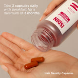 ISDIN Lambdapil Hair Density Capsules: Hair Thickening Vitamin Capsules for thinning Hair, 120 Capsules. 2-Month Supply