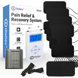 iReliev TENS + EMS Combination Unit Muscle Stimulator for Pain Relief & Arthritis & Muscle Strength - Treats Tired and Sore Muscles in Your Shoulders, Back, Ab's, Legs, Knee's and More