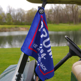 Trump 2024 Magnetic Golf Towel Microfiber Waffle Design Super Absorbent Lightweight with Clip - Industrial Strength Magnet for Golf Bags, Carts, or Clubs Accessories for Men & Women Trump Towel, Blue