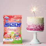 HI-CHEW Dessert Mix, 6 Bags, 3oz Each - Candy Apple, Key Lime Pie & Strawberry Ice Cream - Unique Fun Soft & Chewy Taffy Candy - Immensely Creamy Dessert Flavors - Individually Wrapped for Sharing