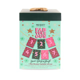 MAD BEAUTY FabYuleOus 7 Day Beauty Garland Advent Calendar, 7 Days of Bath & Body Goodies, Body Wash, Lotion, Bath Salts & Fizzers, Lip Balm