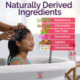 Fairy Tales Rosemary Repel Daily Kids Shampoo, 12 fl oz.. and Conditioner, 8 fl oz. Duo– Kids Like the Smell, Lice Do Not