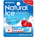 Mentholatum Natural Ice Lip Balm Cherry SPF 15 1 Each (Pack of 12)