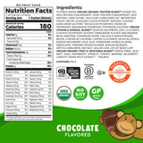 Orgain Organic Kids Nutritional Protein Shake, Chocolate, Healthy Kids Snacks, 8g Dairy Protein, 3g Fiber, 22 Vitamins & Minerals, No Soy Ingredients, Gluten Free, Non-GMO, 8.25 Fl Oz (Pack of 12)