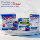 Secure Denture Cleansing Tablets, Cleans and Refreshes, 32 Tabs (Pack of 2)