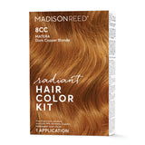 Madison Reed Radiant Hair Color Kit, Dark Copper Blonde for 100% Gray Coverage, Ammonia-Free, 8CC Matera Marigold, Permanent Hair Dye, Pack of 1