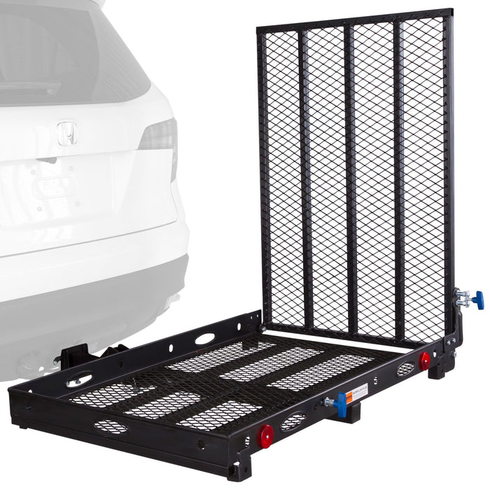 Silver Spring Steel Folding Scooter and Wheelchair Carrier with Ramp