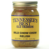 Tennessee's Best Southern Mild and Hot Chow Chow Relish | Handcrafted and Small Batch Made | Sweet, Spicy, Tangy | A Perfect Match For Your HotDog, Sandwich, and Bean Soup!