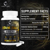 Cistanche Tubulosa Extract -1200mg per Serving,50% Echinacoside,10% Acteoside,Natural Energy Supplement for Strength,Performance,Vitality -Vegan,Gluten Free