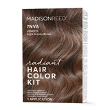 Madison Reed Radiant Hair Color Kit, Light Smoky Brown for 100% Gray Coverage, Ammonia-Free, 7NVA Veneto Light Brown, Permanent Hair Dye, Pack of 1