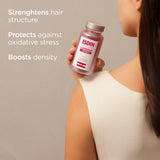 ISDIN Lambdapil Hair Density Capsules: Hair Thickening Vitamin Capsules for thinning Hair, 120 Capsules. 2-Month Supply