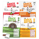 Snack Mates by The New Primal Sampler Four Flavor Pack, High Protein and Low Sugar Kids Snack, Certified Gluten Free, Soy Free, Certified Paleo, Lunchbox Friendly, 5 (0.5oz) 4-pack - 20 Sticks