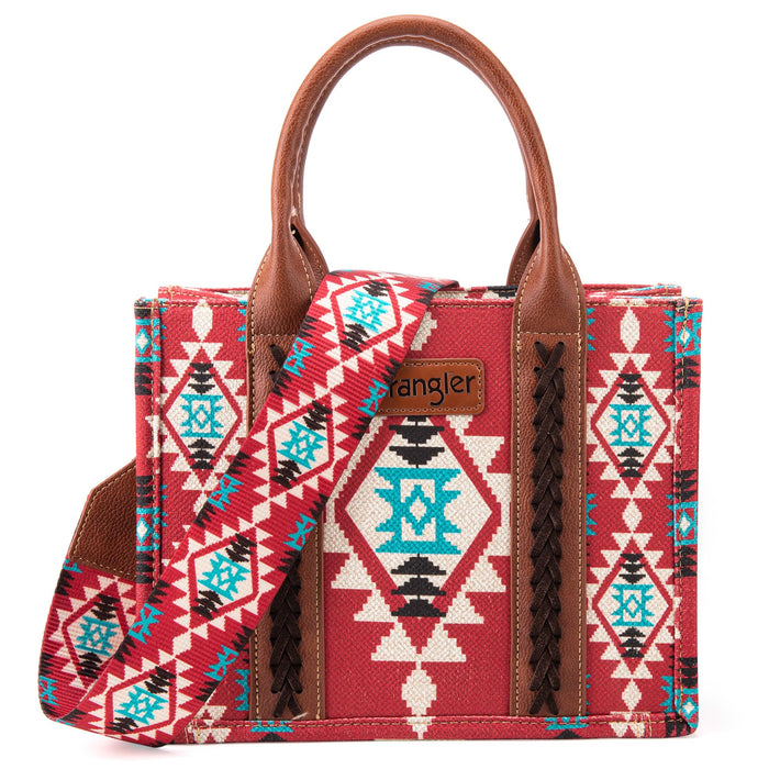 Wrangler Purse for Women Boho Aztec Tote Bag Hobo Shoulder Top Handle Handbags with Wide Guitar Strap christmas gift fall collection XY7 WG2203-8120SBDY