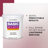 Clairol Professional Basic White Lightener for Hair Highlights, 16 oz.