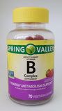 Spring Valley B Complex Supplement Energy Metabolism Support, 70 Vegetarian Gummies