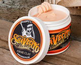 Suavecito Pomade Firme Clay 5 oz, 1 Pack - Strong Hold Hair Clay For Men - Low Shine Matte Hair Clay Pomade For Natural Texture Hairstyles