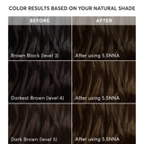 Madison Reed Radiant Hair Color Kit, Medium Neutral Brown for 100% Gray Coverage of Resistant Gray Hair, Ammonia-Free, 5.5NNA Dosolo Brown, Permanent Hair Dye, Pack of 2