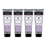 Dionis Goat Milk Skin Care Lavender Blossom Scented Hand Cream Set - Cruelty Free Travel Size Hand Lotion For Hydrating & Moisturizing Dry Skin - Paraben Free Formula Made In The USA, 1 oz Set of 4