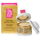 Root Touch Up Powder for Light Blonde Hair by Style Edit | Temporary Hair Color for Dark Roots and Highlights | Root Concealer for Grays, Thinning Hair and Hairline | Mineral Infused Powder | 0.14 oz.