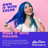 Lime Crime Full Coverage Unicorn Hair Dye, Full Moon - Damage-Free Semi-Permanent Hair Color Conditions & Moisturizes - Temporary Hair Tint Kit Has A Sugary Citrus Vanilla Scent - Vegan