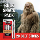 Jack Link's Beef Sticks, Original, Great Stocking Stuffer, Holiday Gift for Men, Protein Snack, Meat Stick with 6g of Protein, Made with 100% Beef, Individually Wrapped Beef Sticks, 0.92 Oz (20 Count)