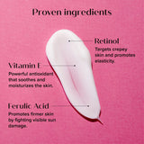 MEDIX 5.5 Retinol Cream + Collagen Cream Skin Care Set Moisturizer Body & Face Lotion | Firming Body Lotion Set Reduces Look Of Sagging Skin, Cellulite, Sun Damage & Crepey Skin For Women, 2PC Bundle