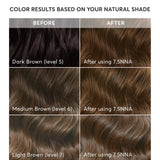 Madison Reed Radiant Hair Color Kit, Light Neutral Brown for 100% Coverage of Resistant Gray Hair, Ammonia-Free, 7.5NNA Umbria Light Brown, Permanent Hair Dye, Pack of 2