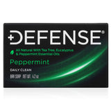 Defense Soap 5pk All Natural Peppermint Bar Soap for Men | Made by Wrestlers with Tea Tree Oil & Eucalyptus Oil to Promote Healthy Skin