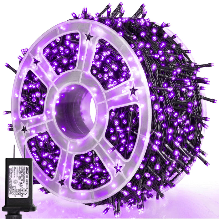 weillsnow 500 LED Halloween String Lights,164 FT Twinkle Lights Waterproof