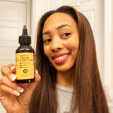 IQ Natural Jamaican Black Castor Oil for Hair Growth and Skin Conditioning, 100% Pure Cold Pressed, Scalp, Nail and Hair Oil - (2 PACK Unscented) (4oz)