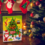 SOUR PATCH KIDS Big Kids Soft & Chewy Candy Holiday Advent Calendar, 24 Days (48 Pieces of Candy)