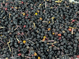 Elderberries – 1lb (REAL WILD HARVEST) | 100% USDA Certified ORGANIC | Bulk Black Dried Elderberry | For Making Elder Syrup, Gummies, Tea - Raw Vegan Sambucus Nigra