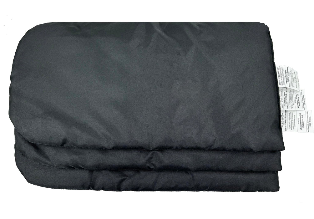ROODO Pet Stroller Mat,Dog Stroller Cushion,Inner Pad for Exclusive Use,Original,Replaceable,Easy to Clean,Set of 3 pc(Black)